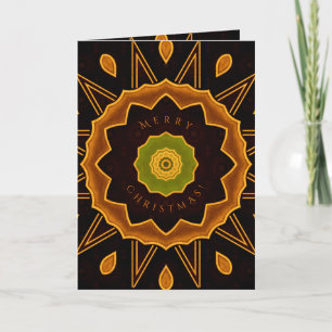 Art Deco Weihnachtsgrußkarte Karte