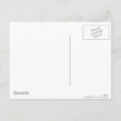 Art Deco Weihnachtskerzen und Holly Feiertagspostkarte (Rückseite)