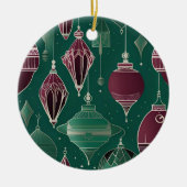 Art Deco Weihnachtsschmuck, Ornamente (Vorne)