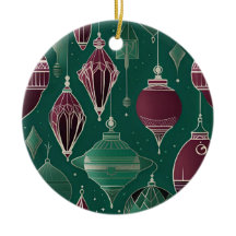 Art Deco Weihnachtsschmuck, Ornamente