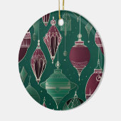 Art Deco Weihnachtsschmuck, Ornamente (Links)