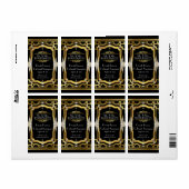 Art Deco Weinlabel (Vorne)
