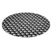 Art-Deco-Wellenmuster - Schwarzweiß Schneidebrett (Ecke)