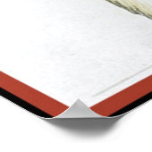 Art Deco Western Couple Poster (Ecke)