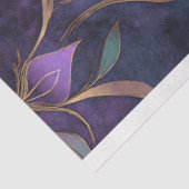 Art Deco Wiederholung Muster Tile Dunkle Moody Hin Seidenpapier (Ausschnitt)