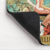 Art Deco Woman Personalized Mousepad (Ecke)