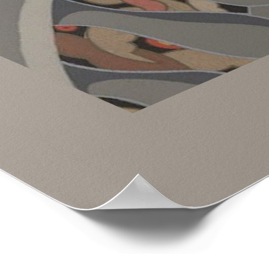 Art Deco Woman Poster (Ecke)