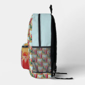 Art Deco Women Bedruckter Rucksack (Rechts)