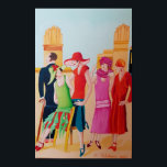 Art Deco Women Poster<br><div class="desc">Art Deco Women and Fashion Artwork Dieses Ölgemälde stammt aus meiner Art Deco Kollektion,  die mit beruflicher Ölfarbe auf gedehnten,  in die Galerie eingewickelten Leinwand entstand.</div>