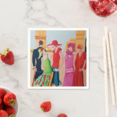 Art Deco Women Serviette (Beispiel)