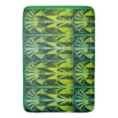 ART DECO WOOD INLAY FANS BADEMATTE (Vorderseite Vertikal)