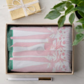 ART DECO Wrapping Paper Flat Sheet Set 3 Seidenpapier (Geschenk)