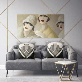 Art Deco Zierkissen