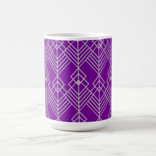 Art Deco Zig Zag Kaffeetasse (Mittel)