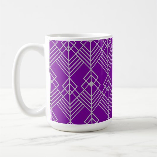 Art Deco Zig Zag Kaffeetasse (Links)