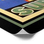 Art-Déco-Zigarette der 1920er Jahre Poster (Ecke)