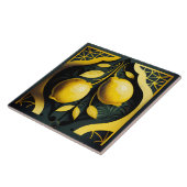 Art Deco Zitronen Fliese (Seite)