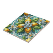 Art Deco Zitronen und Diamanten Fliese (Seite)