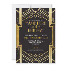 Art Deco zum Geburtstag der 1920er Jahre lädt Part