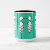 Art Deco Zweifarbige Tasse (Mittel)