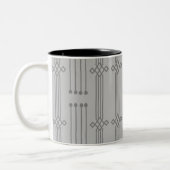Art Deco Zweifarbige Tasse (Links)