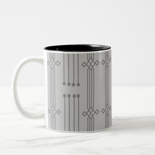 Art Deco Zweifarbige Tasse (Links)