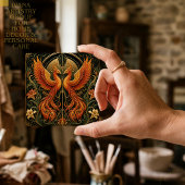 ART DECO ZWILLINGS-PHOENIX-KERAMIKFLIESE FLIESE