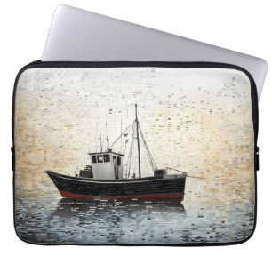 Art Decodier Paint des Schiffes Laptopschutzhülle