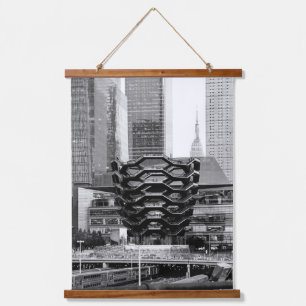 Art Decor des Schiffes Wandteppich Mit Holzrahmen