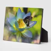 Art Decor Plaque-Butterfly Blume Fotoplatte (Seite)