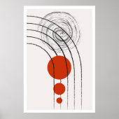 Art-Decor-Poster der Mitte des Jahrhunderts Poster (Vorne)