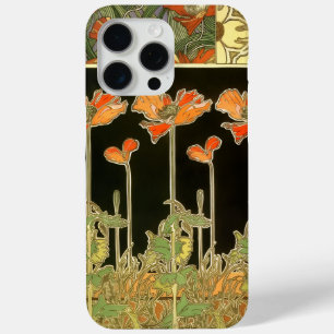 Art décoratifs (orange Blume) von Alphonse Mucha Case-Mate iPhone Hülle