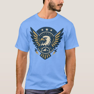 Art-Deko-AdlerEmblem — Geometrisches Wappen T-Shirt