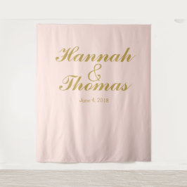 Art Deko Begrüßung des Hochzeitsstandes Foto Stand Wandteppich