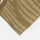 Art Deko Blume Muster. Blume Fleecedecke (Ecke)