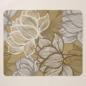 Art Deko Blume Muster. Blume Sherpadecke (Vorderseite (Horizontal))