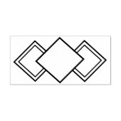 art Deko border art Briefmarke Gummistempel (Prägung)