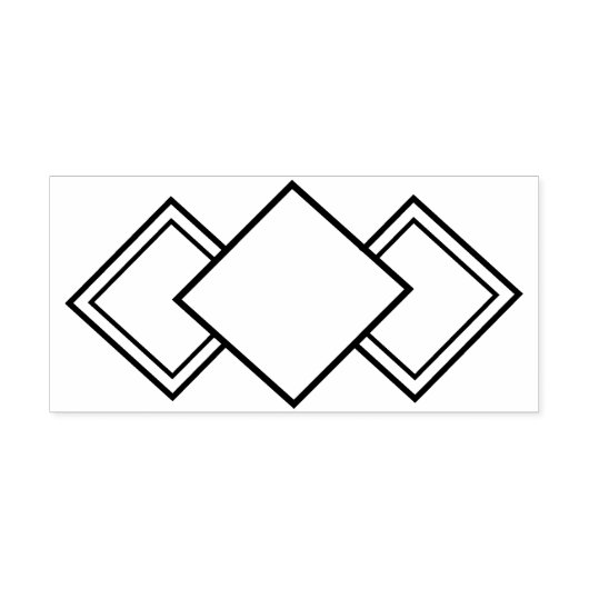 art Deko border art Briefmarke Gummistempel (Prägung)