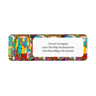 Art Deko Buntglas farbenfroh modern