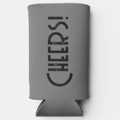 Art Deko CHEERS | Selters Dosenkühler (Vorderseite)