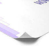 Art Deko Christlich Zitat Poster (Ecke)