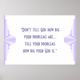 Art Deko Christlich Zitat Poster