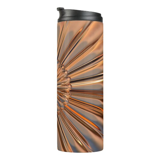 Art Deko Coppe Design Fan Muschel Design Thermosbecher (Nach rechts gedreht)