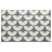 Art Deko Cranes obsidian grau Stoff (Fat Quarter (45,7 x 55,9 cm))
