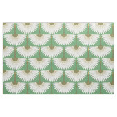 Art Deko Cranes Wiese Stoff (Fat Quarter (45,7 x 55,9 cm))