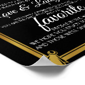 Art Deko Danke, Poster (Ecke)