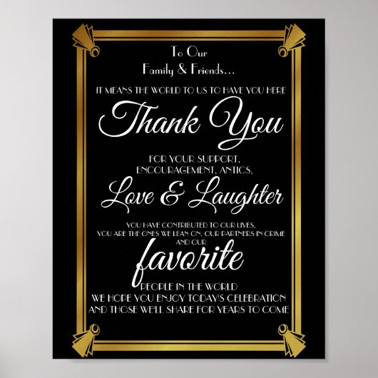 Art Deko Danke, Poster (Vorne)