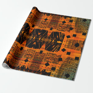 art Deko dekorative Vintage grafische Muster, S. 4 Geschenkpapier