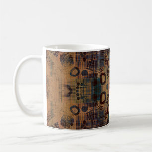 art Deko dekorative Vintage Muster, S. 7, Monochr. Kaffeetasse