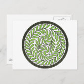 Art Deko Designs Postkarte (Vorne/Hinten)